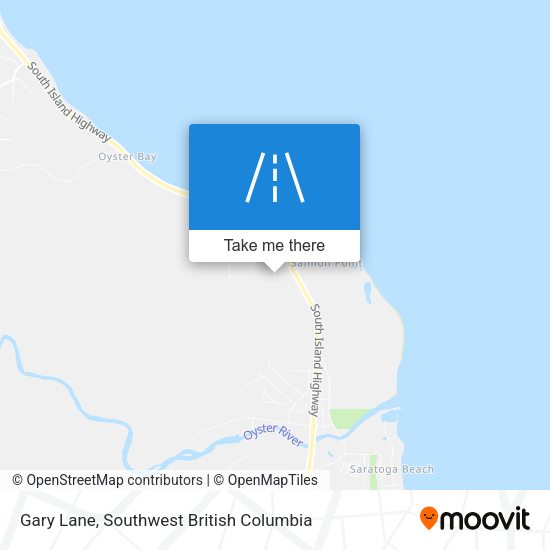 Gary Lane map