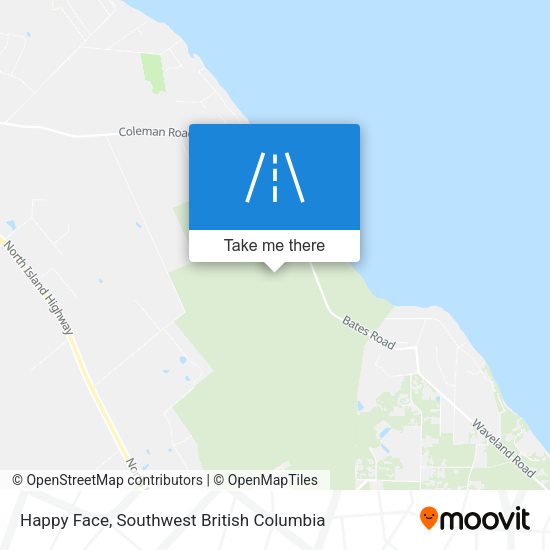 Happy Face map