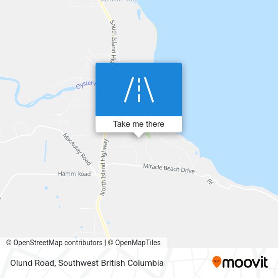 Olund Road map