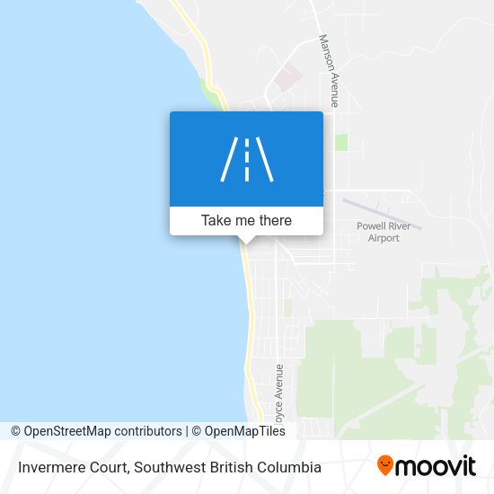 Invermere Court map