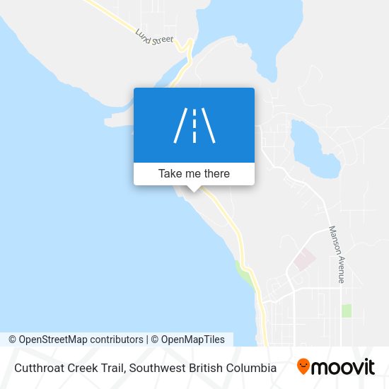 Cutthroat Creek Trail map
