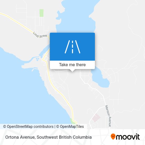 Ortona Avenue map