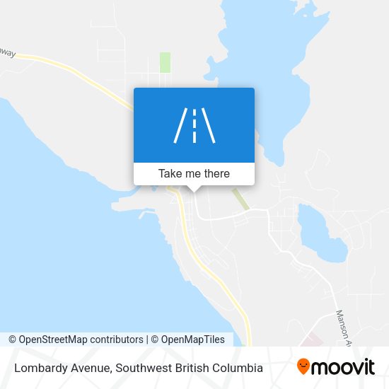 Lombardy Avenue map