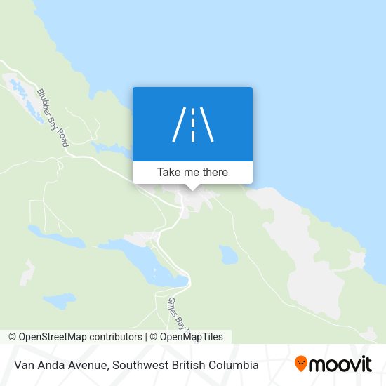 Van Anda Avenue map