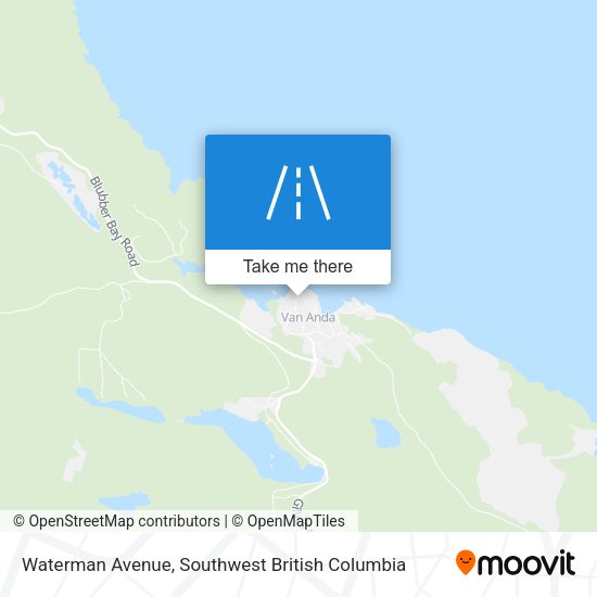 Waterman Avenue map