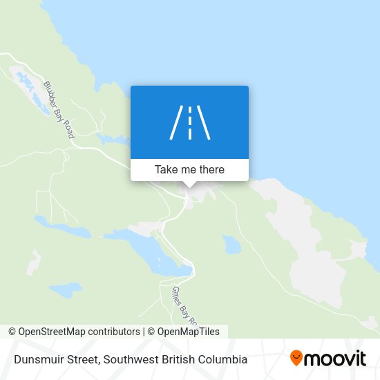 Dunsmuir Street map