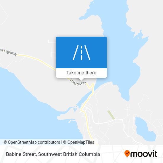 Babine Street map