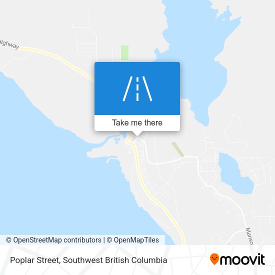 Poplar Street map