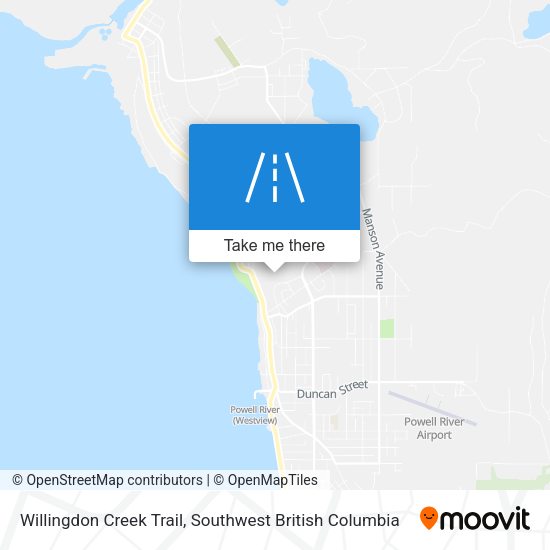 Willingdon Creek Trail plan