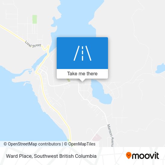 Ward Place map