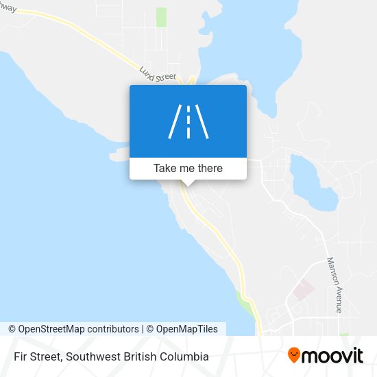Fir Street map