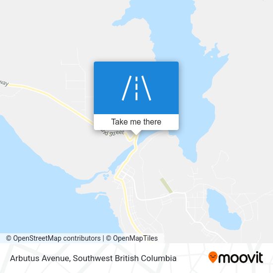 Arbutus Avenue map