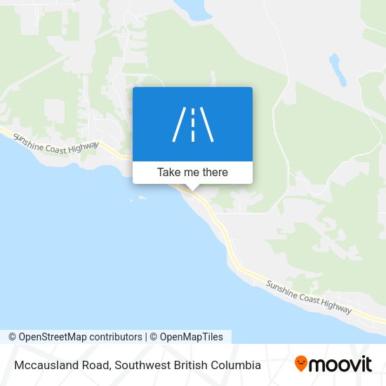Mccausland Road map