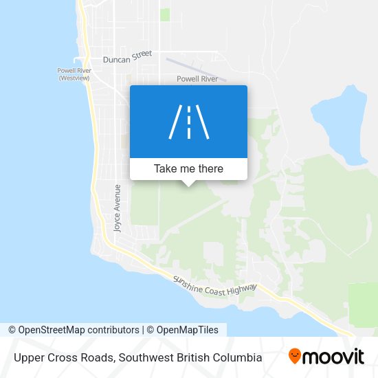 Upper Cross Roads plan