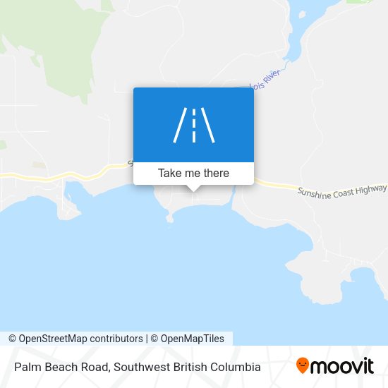 Palm Beach Road map