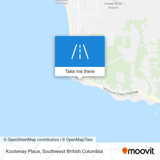 Kootenay Place map