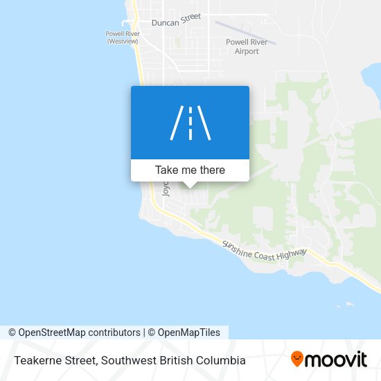 Teakerne Street map