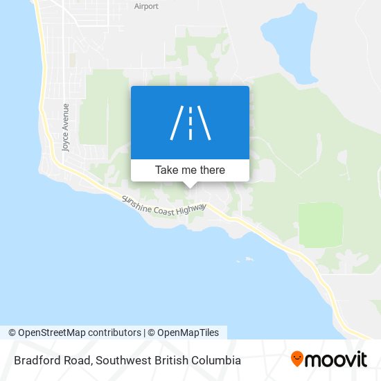 Bradford Road map