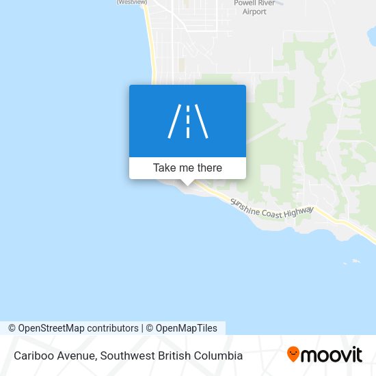 Cariboo Avenue map