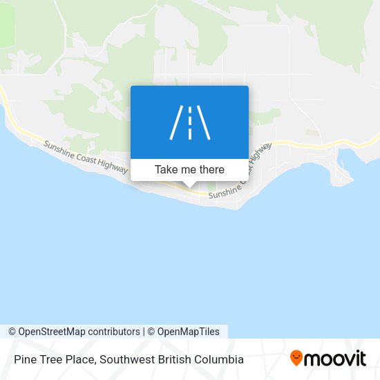 Pine Tree Place map