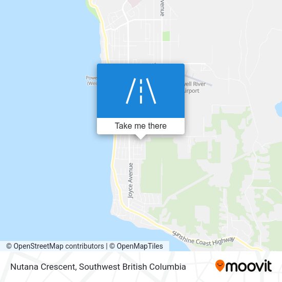 Nutana Crescent map
