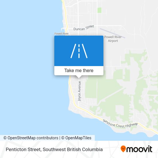 Penticton Street plan