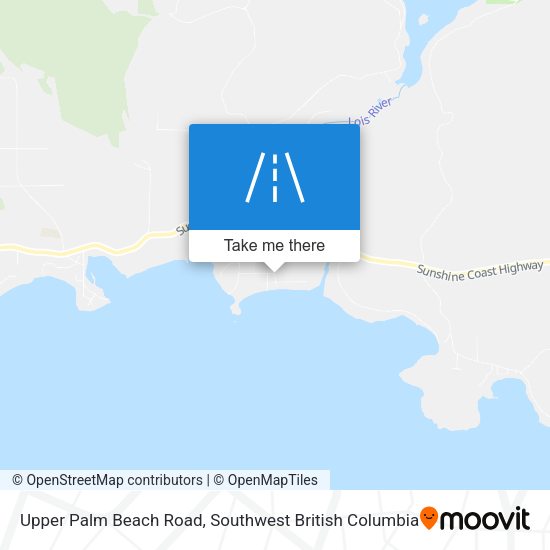 Upper Palm Beach Road plan