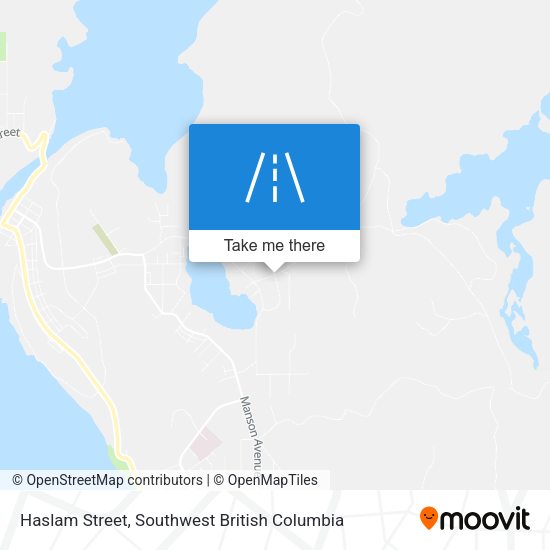 Haslam Street map