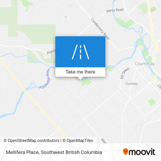 Mellifera Place map