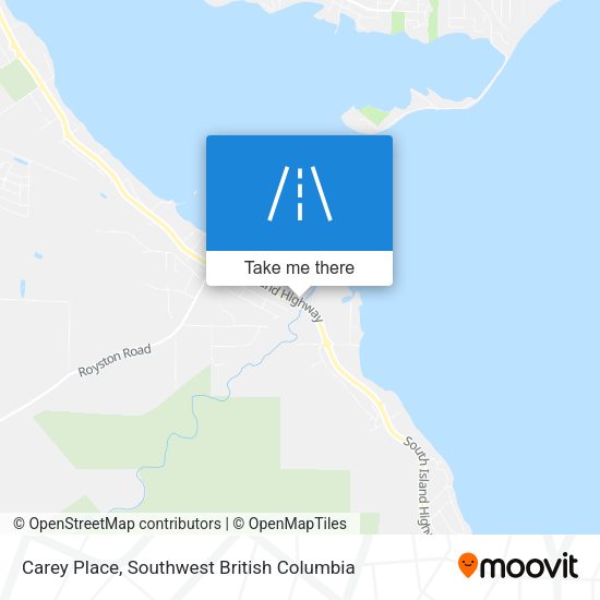 Carey Place map