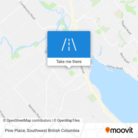 Pine Place map