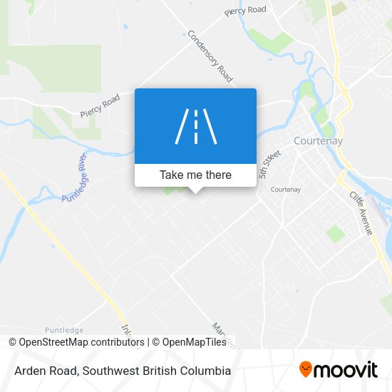 Arden Road map