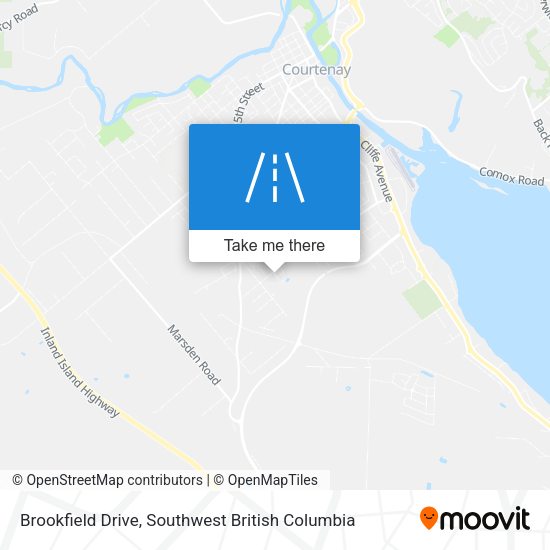 Brookfield Drive map