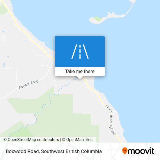 Boxwood Road map