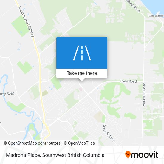 Madrona Place map