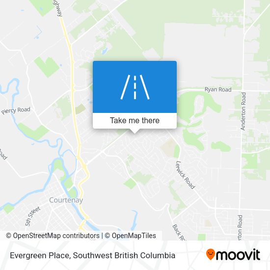 Evergreen Place map