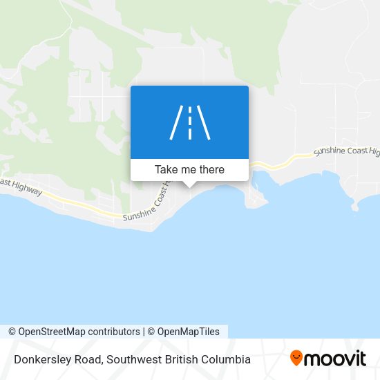 Donkersley Road map