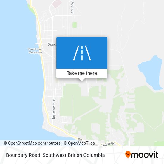 Boundary Road plan