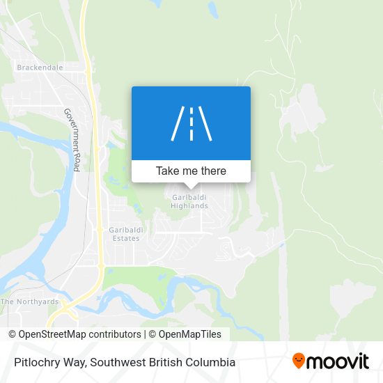 Pitlochry Way map