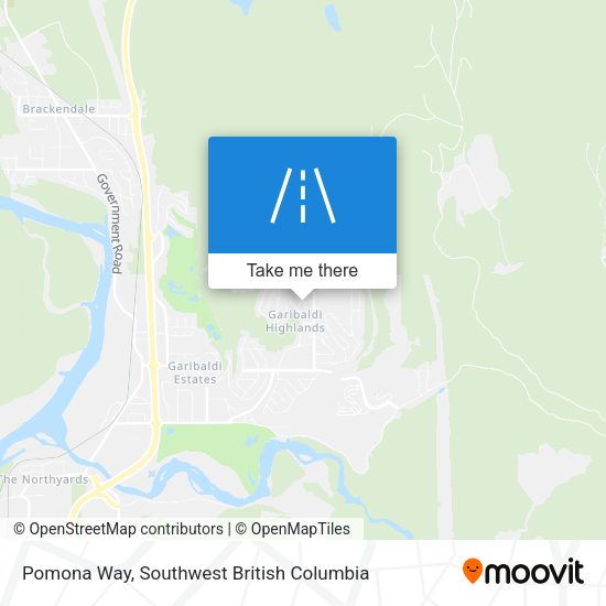 Pomona Way map