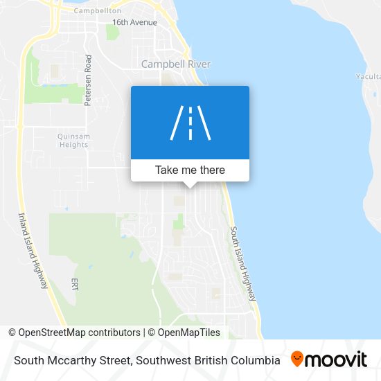 South Mccarthy Street map