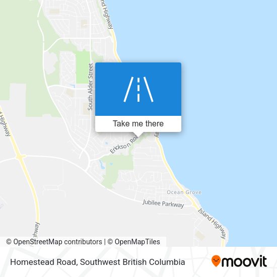 Homestead Road map