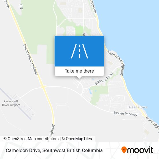 Cameleon Drive map