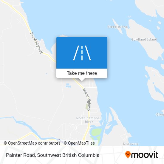 Painter Road map