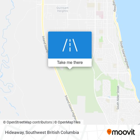 Hideaway map