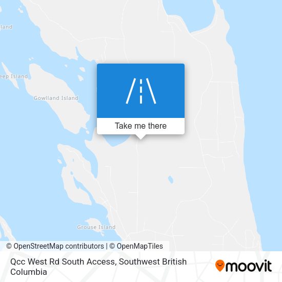 Qcc West Rd South Access map