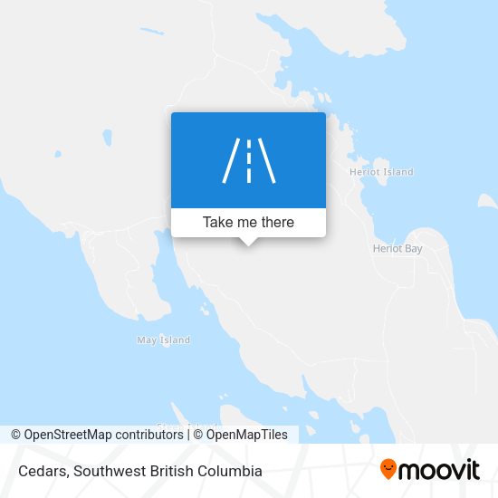 Cedars map