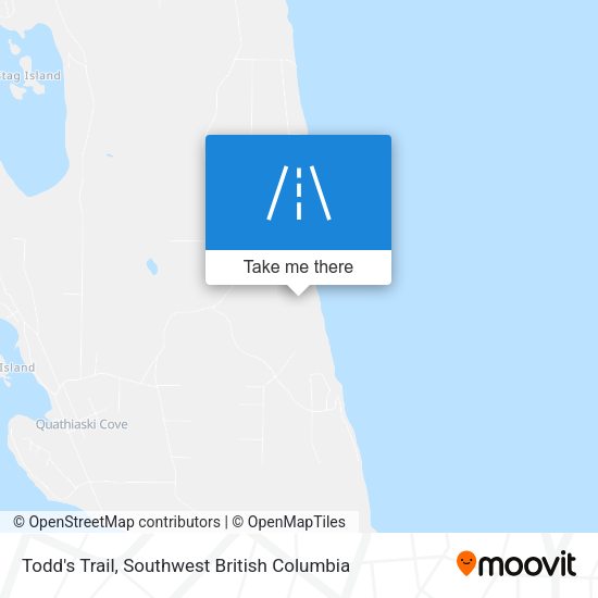 Todd's Trail map