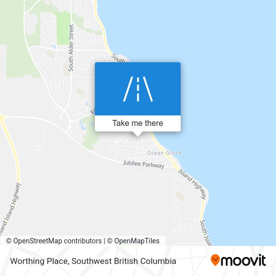 Worthing Place map