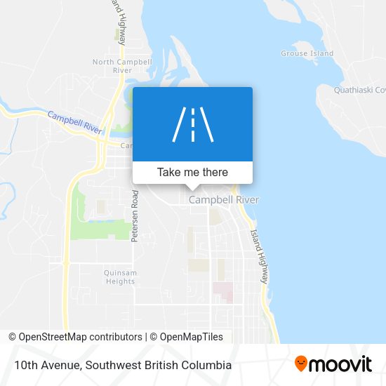 10th Avenue map